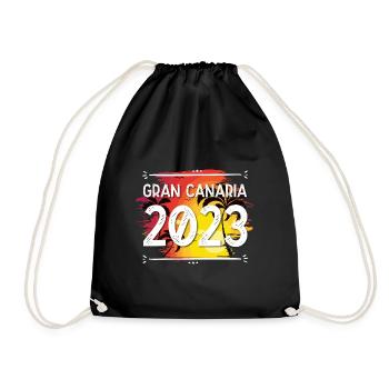 Gran Canaria 2023 - Turnbeutel - Schwarz - Vorne