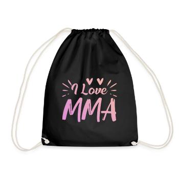 J’aime Mma - Sac de sport léger - noir - Devant