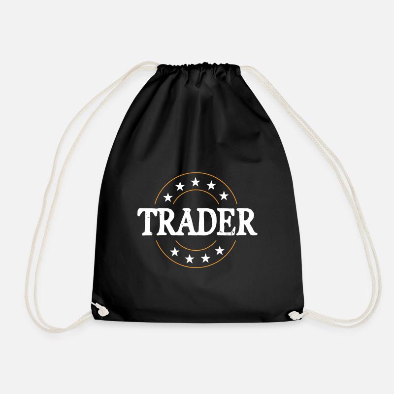 Trader Beruf - Turnbeutel - Schwarz