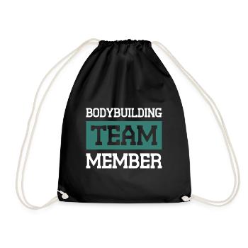 Équipe de musculation - Sac de sport léger - noir - Devant