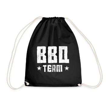Bbq Team - Turnbeutel - Schwarz - Vorne