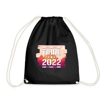 Tyrol 2022 - Drawstring Bag - black - Front