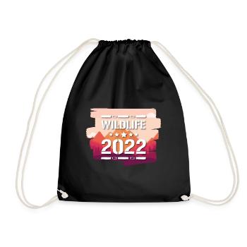 Wildlife 2022 - Turnbeutel - Schwarz - Vorne