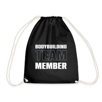 Équipe de musculation - Sac de sport léger - noir - Devant