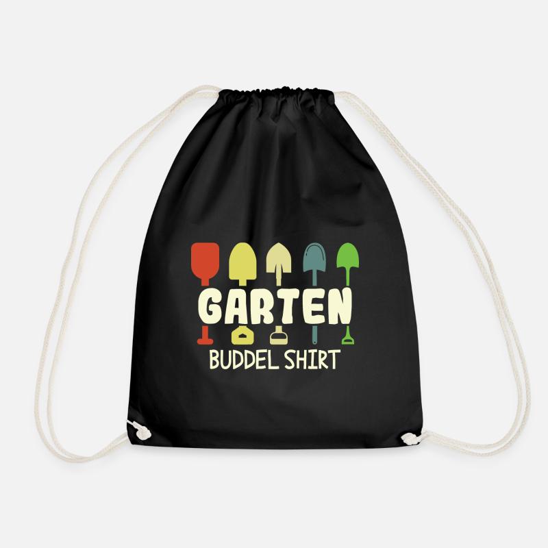 Garten Buddel Shirt Gärtner Gärtnerin Hobbygärtner - Turnbeutel - Schwarz