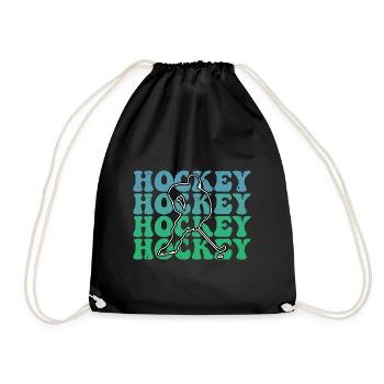 Hockey sur glace Patins Puck Hockey Femmes - Sac de sport léger - noir - Devant
