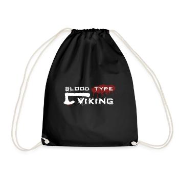 Groupe sanguin Viking, groupe sanguin Viking - Sac de sport léger - noir - Devant