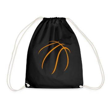 Basketball Play Basketball Players Gift - Drawstring Bag - black - Front
