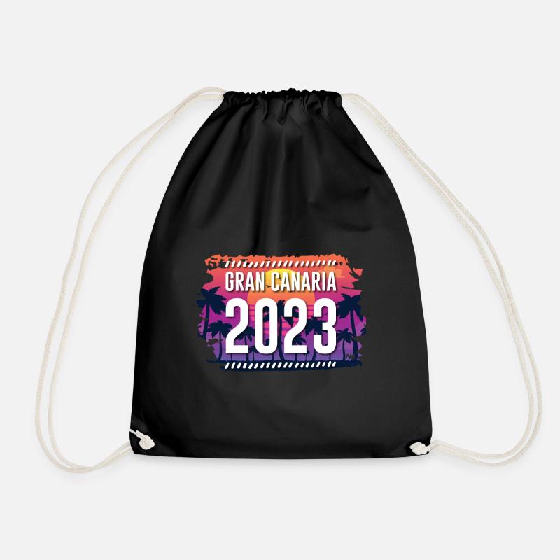 Gran Canaria 2023 - Turnbeutel - Schwarz