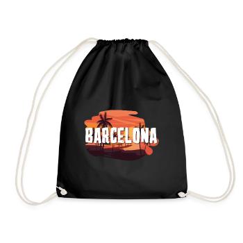 Barcelone - Sac de sport léger - noir - Devant