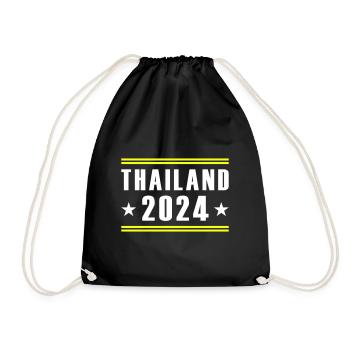 Thailand 2024 - Turnbeutel - Schwarz - Vorne