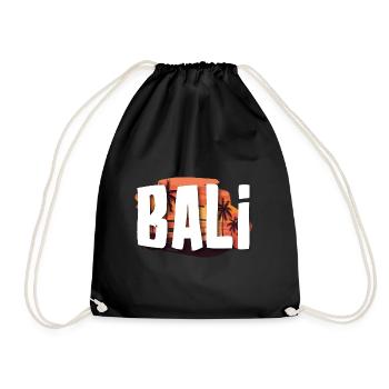 Bali - Drawstring Bag - black - Front