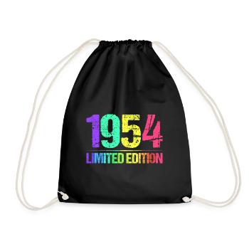 1954 Édition Limitée Vintage 54 rétro vintage - Sac de sport léger - noir - Devant