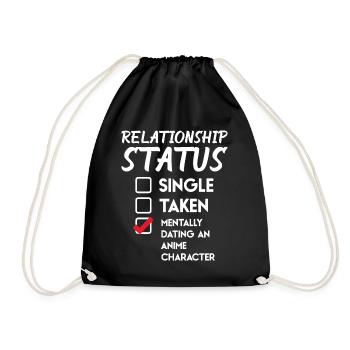 Manga de l’anime Drôle de sort Drôle Cadeau Bakou - Sac de sport léger - noir - Devant