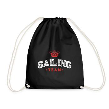 Sailing Team - Turnbeutel - Schwarz - Vorne