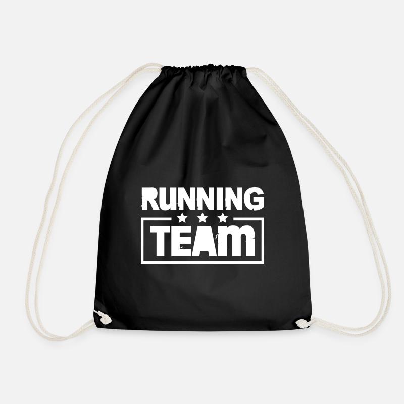 Running Team Bunt - Turnbeutel - Schwarz