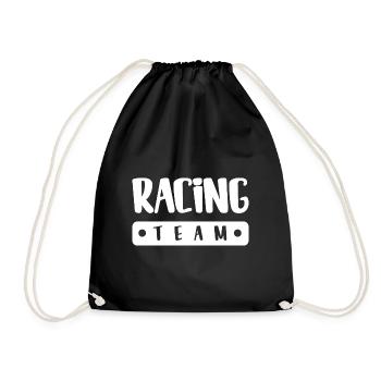 Racing Team - Drawstring Bag - black - Front