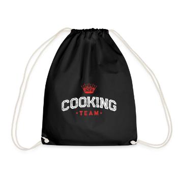 Équipe de cuisine Cuisson Cuisson - Sac de sport léger - noir - Devant