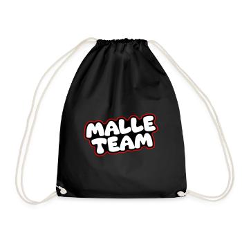 Malle Team - Drawstring Bag - black - Front