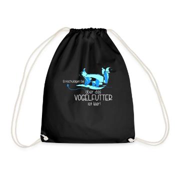 Squirrel squirrel - Drawstring Bag - black - Front