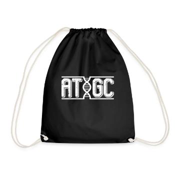 ATGC ATGC - Drawstring Bag - black - Front