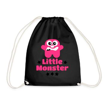 Little Monster petit monstre - Sac de sport léger - noir - Devant