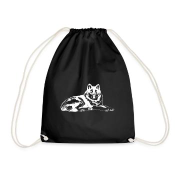 Loup - Sac de sport léger - noir - Devant