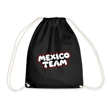 Mexico Team - Drawstring Bag - black - Front