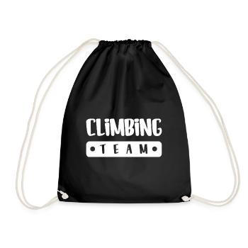 Climbing Team - Turnbeutel - Schwarz - Vorne