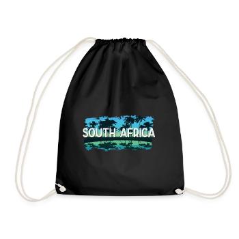 South Africa - Drawstring Bag - black - Front