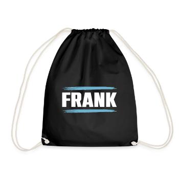 Frank - Turnbeutel - Schwarz - Vorne