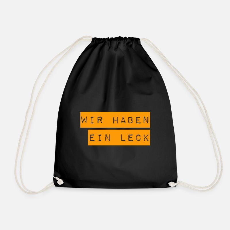 unter uns ist ein Spion - Turnbeutel - Schwarz