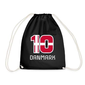 Danemark 2018 Football National Team Fan 10 Cadeau - Sac de sport léger - noir - Devant