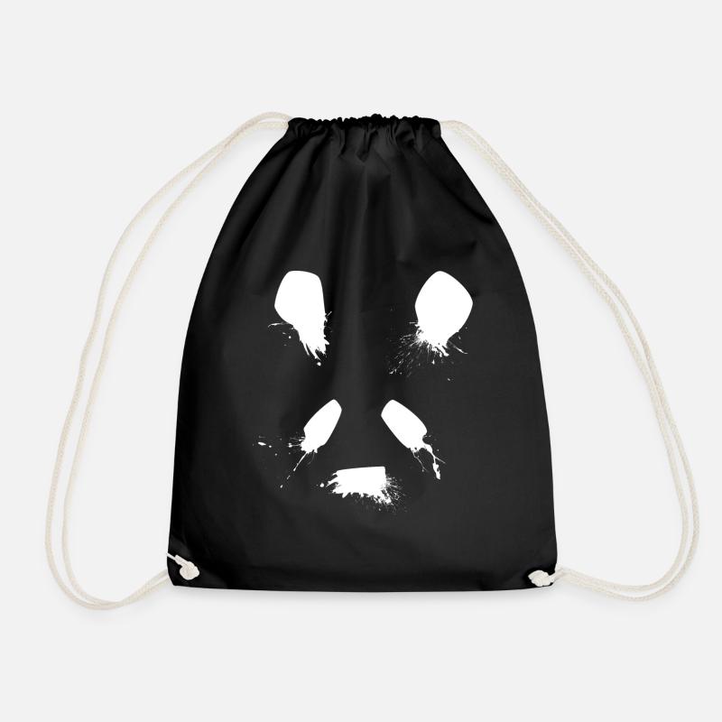 Panda - Panda bear - Sac de sport léger - noir