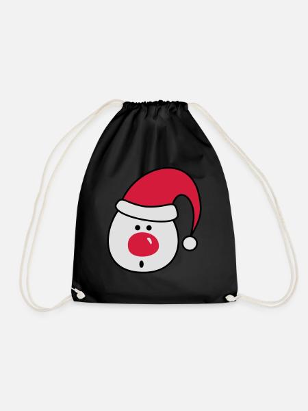 Nikolaus - Turnbeutel - Schwarz