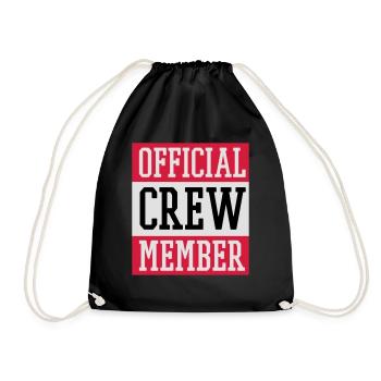 official crew member - Sac de sport léger - noir - Devant