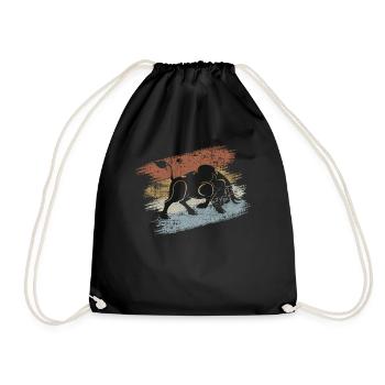 Actions Bulles - Sac de sport léger - noir - Devant