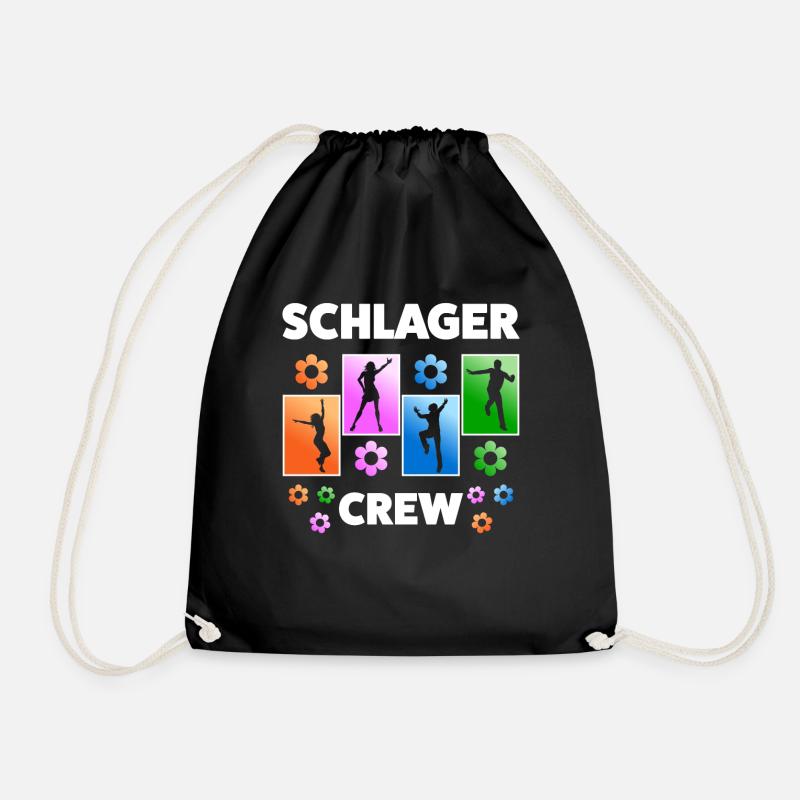 Schlager Gruppen - Turnbeutel - Schwarz