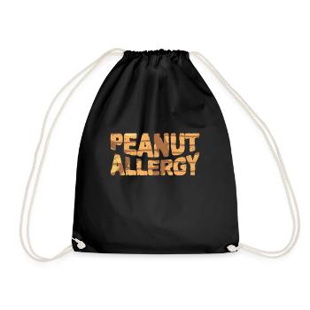 Allergie aux arachides - Sac de sport léger - noir - Devant
