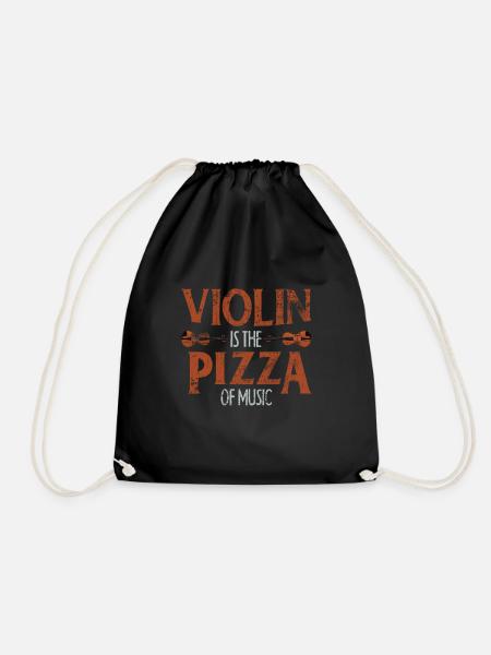 Violine - Turnbeutel - Schwarz