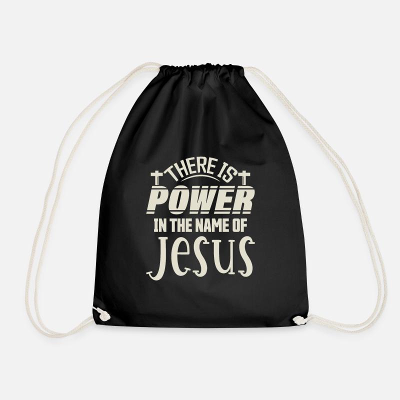 Jésus - Sac de sport léger - noir