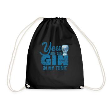 gin - Sac de sport léger - noir - Devant