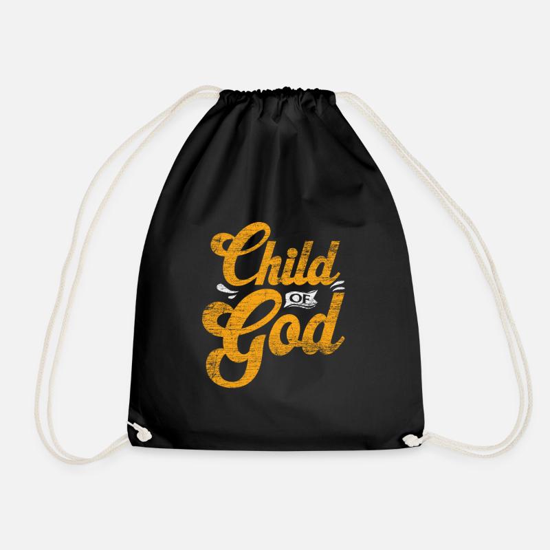 Gott - Turnbeutel - Schwarz