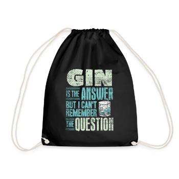 gin - Sac de sport léger - noir - Devant