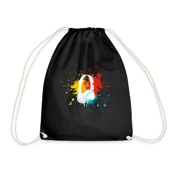 Écouteurs musique - Sac de sport léger - noir - Devant