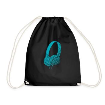 Écouteurs de musique - Sac de sport léger - noir - Devant