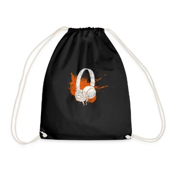 Écouteurs musique - Sac de sport léger - noir - Devant
