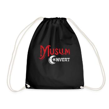 Muslim - Drawstring Bag - black - Front