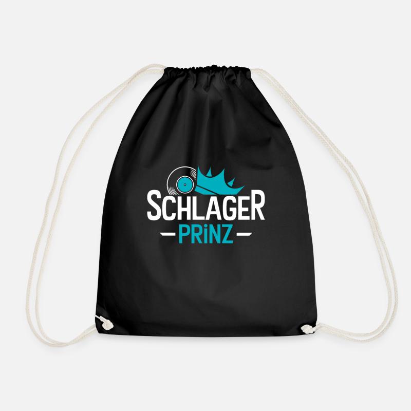 Schlager Prinz - Turnbeutel - Schwarz