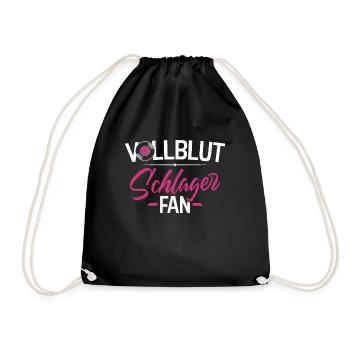 Bat - Drawstring Bag - black - Front